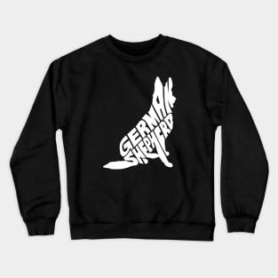 German shepherd white Crewneck Sweatshirt